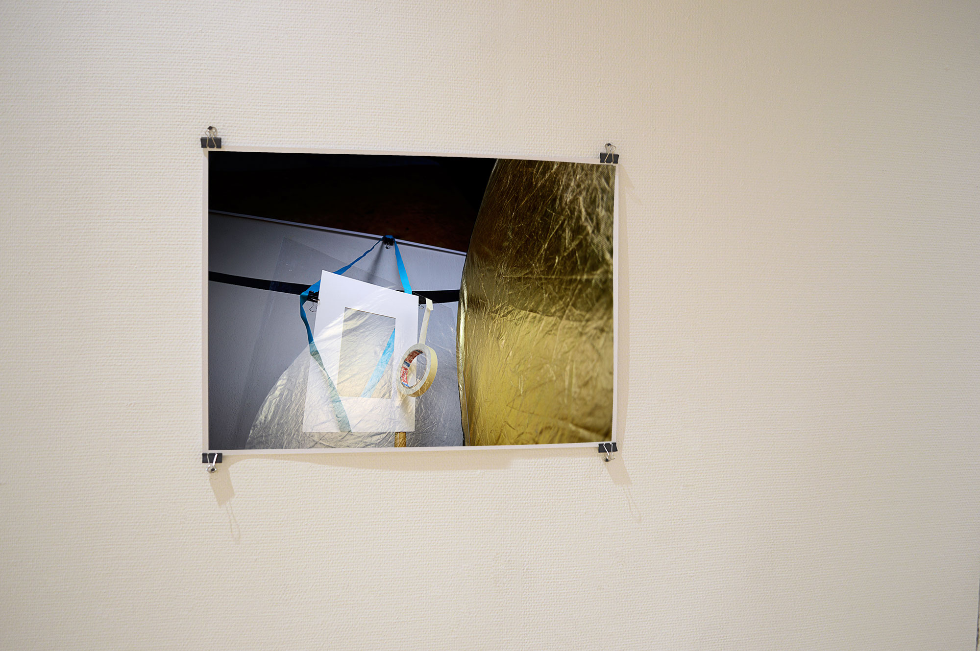 Untitled (tape & gold), 2014