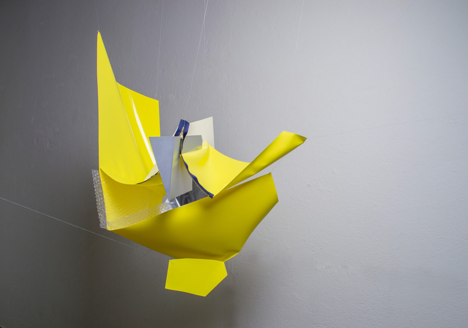 Untitled (shiny yellow thing), 2014